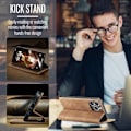 Miniatyrbillede 2 af 9: CaseMe 0013 Læder Wallet Case til iPhone 16 pro max brun brown