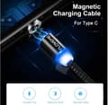 1M Magnetkabel för USB-C Snabb Laddning – Svart svart