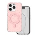 Bubble Dots Mag skal för iPhone 14 Pro rosa rosa