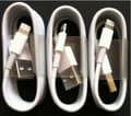 3-pack 1 m blixt-laddning synkladdkabel