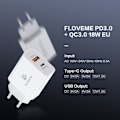 Miniatyrbild 4 av 7: iphone 12 PD snabbladdare usb-c vit