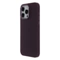 Satin Elegant skal för iPhone 15 Plus vinröd röd