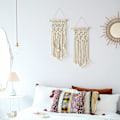 Pikkukuva 4 / 5: 35*75cm Makramee seinätekstiili Boho Home Chic Bohemian Geometric W