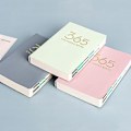 Miniatyrbillede 5 af 5: Blød Læder Planner Skema 365 Dage To-Do-Liste Skema Pad til Kvinder Mænd (Pink)