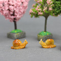 Miniatyrbild 4 av 5: Hemdekor Miniatyr Snigel Prydnader Små Harts Sniglar Dekorer B