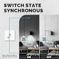 Miniatyrbild 2 av 5: Zigbee Graffiti Smart Hem Dimmer Strömbrytare På/Av Strömbrytare App Fjärrkontroll Timer Smart Dimningsbrytare