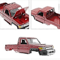 Miniatyrbild 2 av 5: Fjärrstyrd Bilkaross RC Lastbil Kaross Lätt att Installera Uppgradera DIY RC Bilkaross för MN82 1:12 RC Lastbilsersättningsdel (Röd)