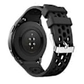 Miniatyrbillede 3 af 5: 22MM Blød Silikone Urrem Udskiftning til Huawei Watch GT 2e - Sort (Sort)