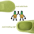 Miniatyrbillede 3 af 5: Børneslide-sandaler Søde Strand Vand Flip Flop Drenge Piger Brusebad Pool Sommer Tøfler Til Småbørn Lille Børn (faktisk Sko Længde 15,5 cm)