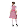 Pikkukuva 2 / 5: UUSI Päivitys Naisten Oktoberfest-asu Saksalainen Dirndl-mekko Baijerilainen Karnevaalijuhla-asu (S Punainen)