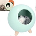Miniatyrbillede 5 af 5: USB Atmosfære Lampe Børn Piger Soveværelse Sengelampe Tegneserie LED Sovende Natlampe Varmt Lys Grøn