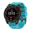 Miniatyrbillede 2 af 5: Type L Silikone Urrem 26mm til Garmin Tactix 7 Pro/Fenix 7X/Fenix 6X Pro (Style L)