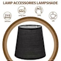 Miniatyrbillede 2 af 4: Lampeskærm Udskiftning Bordlampeskærm Kontorbordslampe Dæksel Stof Lampeskærm (E14)