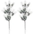 Miniatyrbillede 1 af 4: 2 stk. Kunstige Pindenegle Falske Planter Pindenegle Chic Julepynt