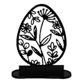 Miniatyrbild 1 av 2: Påskäggsskylt Ornament Akryl Påsk Hål Ägg Prydnad Äggformad Skylt Dekoration