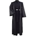 Miniatyrbild 2 av 5: Vuxen Tunika Kostym För Jedi Outfit Skywalker Halloween Cosplay Kostym Huvad Robe Kappa Full Set Uniform Tre Versioner E (Stor Vit)