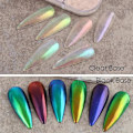 Miniatyrbillede 5 af 5: Neglepulver Perle Effekt Krom Neglepulver 6 Farver Negle Glitte
