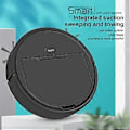 Miniatyrbild 5 av 5: 6000PA Smart Robotdammsugare USB-laddning 3-i-1 Smart Sopa Robot Spray Sweeper Golvrengöring Våtrengöring 1200mAH (A01)