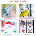 Miniatyrbillede 3 af 5: Jule Vindue Stickers, PVC Snefnug Vindue Stickers, DIY Dec