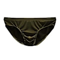 Miniatyrbillede 1 af 5: Mænds Briefs Isilke Lav Talje Ensfarvet Ultra Tynd Sømløs Hurtigtørrende Underbukser (3XL Grøn)