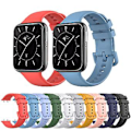 Miniatyrbillede 2 af 5: Rem til Watch 3 - Justerbar Armbånd Sports Silikon til Smartwatch Rem Blød S( Rød)