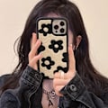 Miniatyrbillede 2 af 5: Kompatibel med iPhone 13 Pro Blød Tekstur Sød Blomst Klud Prot