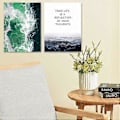 Miniatyrbild 4 av 5: 3 st Havsliv Citat Poster Canvas Väggkonst Målning Tryckt Bild för Hemmakontorsinredning