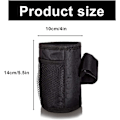 Miniatyrbillede 2 af 5: Sort Stroller Universal Flaske Kopholder - 1 Stykke Multifunktion