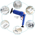 Miniatyrbild 4 av 5: Toalettplungerset Luftdräneringspistol Handfatsplunger Avloppsrensning Till