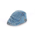 Pikkukuva 1 / 5: Lasten Beretti Hattu Pojat Taapero Vauva Cabbie Gatsby Lapset Denim Litteä Ivy Hattu Säädettävissä Kevät Syksy ( )