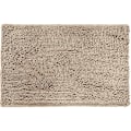 Miniatyrbild 2 av 5: 40 x 60m Mikrofiber Shag Halkskyddad Badmatta Beige csparkv-eu
