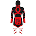 Miniatyrbild 3 av 4: Anime Cosplay Kostym Kvinna Jumpsuit Festkläder Dräkter-r (L)