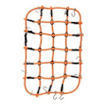 Pikkukuva 1 / 5: RC Joustava 110x190mm / 4.33x7.48 tuumaa. Tavaraverkko metallikoukulla RC-ajoneuvoille, Crawlereille, Buggy-autoille D90 per per per - Teline (oranssi)