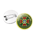 Miniatyrbillede 1 af 3: PeaceUkraine Flag Badge, Diameter 25mm Style 4