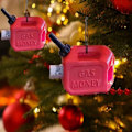 Miniatyrbilde 5 av 5: Gassbeholder-ornament, 2024 Gass Juleornament, Morsom Pengeseddelholder Ornament