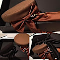 Miniatyrbillede 2 af 4: Damer Vinter Beret Hat Bomuld Beanie Hat Franske Beretter Varme & Komfortable (Sort)