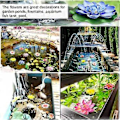Miniatyrbillede 5 af 5: Dam Pynt, Flydende Blomster Realistisk Design Langvarig Holdbarhed til Have Dekoration, Akvarium Indretning (5 stk)