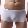 Miniatyrbild 3 av 5: Fianao Herrar U Konvex Isilks Underkläder Seamless Super Tunna Boxer Underkläder (S Svart)