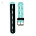 Miniatyrbillede 1 af 5: Urrem Blød Quick Release Tofarvet Silikone Smart Urrem til Garmin Forerunner/235/220/230/620/630/735xt( F)