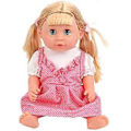 Miniatyrbild 1 av 4: 18 tum Baby Girl Dockdocka Hög Simulation Elektrisk Barn Dockdocka med Ljudeffekt SY011-4( )