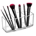Makeup borsthållare Organizer Clear Cosmetic Brushes Container S