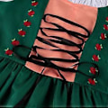 Pikkukuva 4 / 5: 100% Uudet Päivitetyt Naisten Oktoberfest-asut Baijerilaiset Dirndl-mekot Perinteiset Saksalaiset Halloween-asut (M)