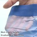 Miniatyrbillede 3 af 5: Mænds Silke Boxer Briefs Kort Ben Underbukser 4 Pak ( )