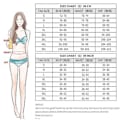 Miniatyrbild 3 av 5: Flickors badkläder storlek split bikini smal gradient sexig baddräkt 3xl Rosa