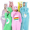 Miniatyrbild 1 av 4: Vuxen Björn Onesie Pyjamas Cosplay Djur Hemmakläder Sovkläder Jumpsuit Kostym För Kvinnor Män (S Blå)