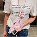 Miniatyrbillede 3 af 4: Enhjørning Etui til iPhone 12 Pro Max 6.7 med Snøretov, 3D Tegneserie Design Sød Elastisk Støttefod Beskyttende Etui, iPhone 12 Pro Max Etui Kawaii Mode