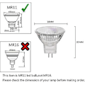 Miniatyrbillede 3 af 5: 12v 35w Halogenlamper GU4 Spot Base 2800k Varmt Hvid, Dæmpbar, Pakke med 8 ( )
