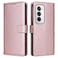 Miniatyrbillede 1 af 5: Til Oppo Reno12 Pro 5G (Global) Etui Wallet Stand View PU Læder Telefon Cover (Style E)