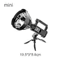 Miniatyrbillede 2 af 5: Industrielt spotlight til udendørs eventyr, superkraftig lommelygte med foldbart stativ, perfekt til camping og vandreture