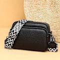 Miniatyrbillede 4 af 4: 1 stk. Dame crossbody tasker - Læder håndtasker og skuldertasker w